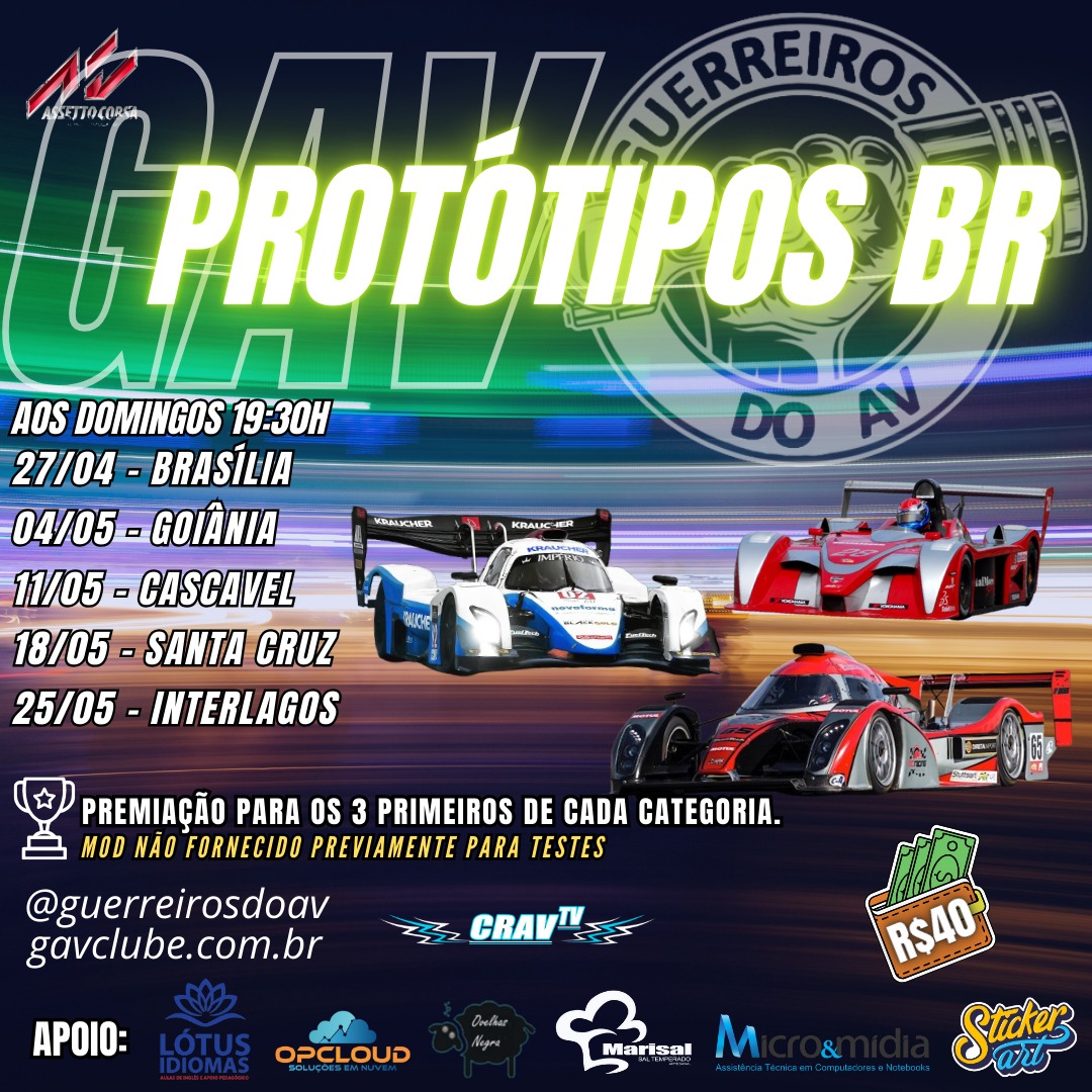 Leia mais sobre o artigo 69ª COPA GAV – Protótipos P1, P2 e P3