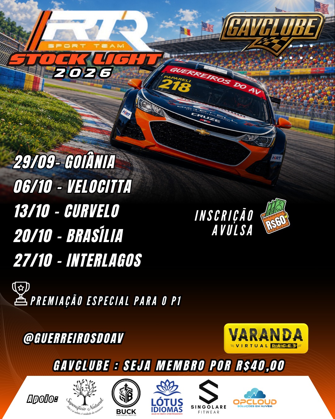 Leia mais sobre o artigo 87ª COPA GAV – Stock Light by RTR